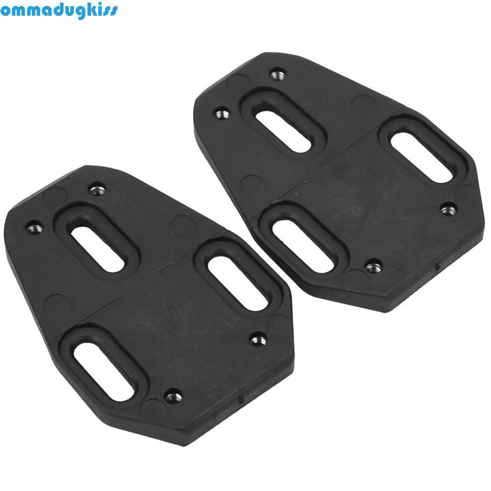 OMMAD 1 Cặp Giày Đi Xe Đạp Cleat Cover Adapter, Nhựa Tổng Hợp Nhẹ Xe Đạp Giày Cleat Cover, Bộ Chuyển