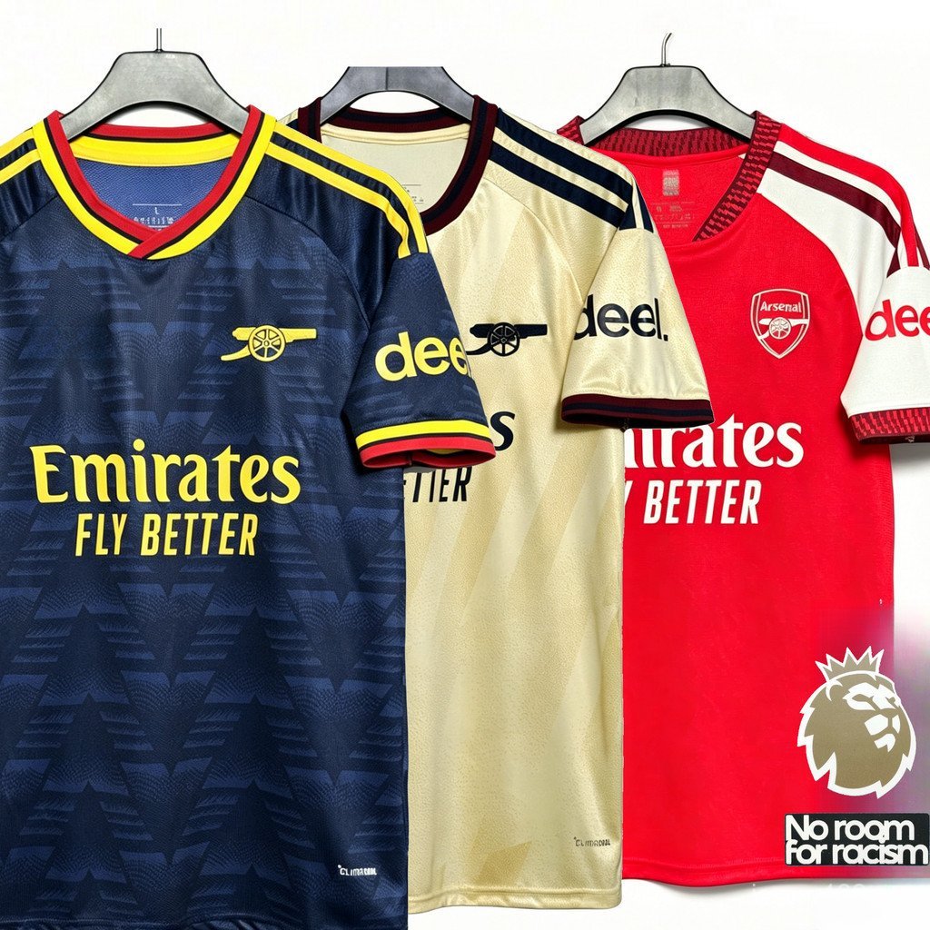 Áo bóng đá phiên bản dành cho người hâm mộ 2026 / 27 The Gunners Emirates Stadium Home Champions Jer