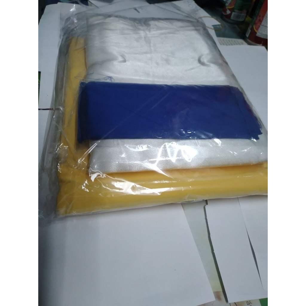 COMBO 2 BỘ Vải áo dài Nam Á BanK ( Tà Áo: Lụa Tuyết nhung. Quần: Phi bóng mờ, hàng dày Thailand. [ S