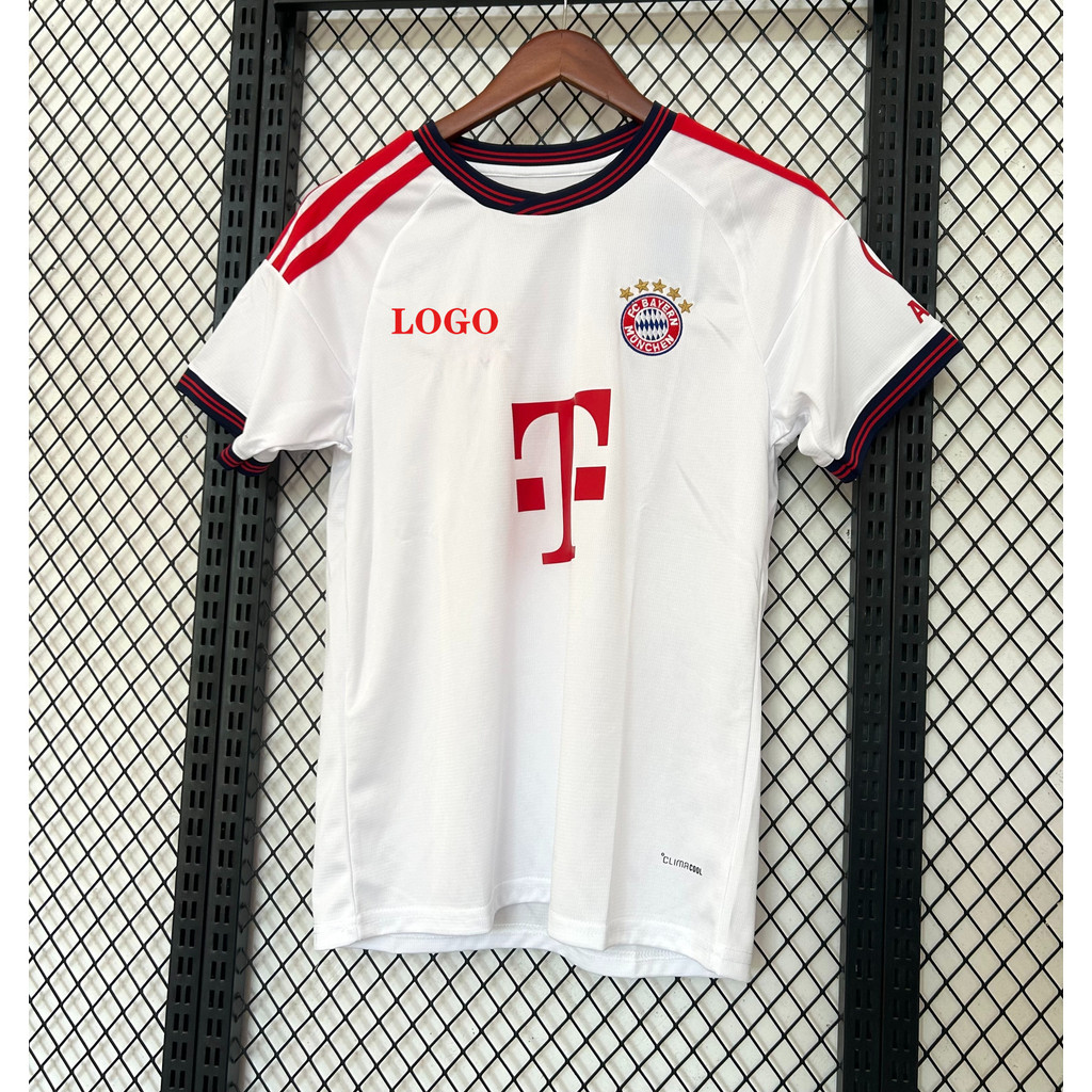 Mới 26 / 27 FCB FC Bayern Munich Sân Khách Fan Jersey Nhanh Khô Thoáng Khí Áo Bóng Đá Tùy Chỉnh Tên 