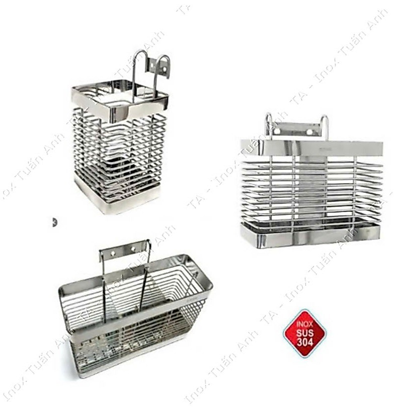 Ống đựng đũa muỗng inox 304 - Giỏ đũa inox 304 OD304