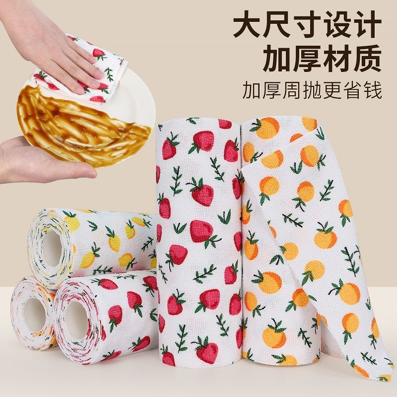 Hoa Văn In Hoa Văn Hàng Tuần Món Ăn Vải Nhà Bếp Vệ Sinh Vải Dụng Cụ Vệ Sinh Đĩa Lau Bếp Vết Nước Dụn