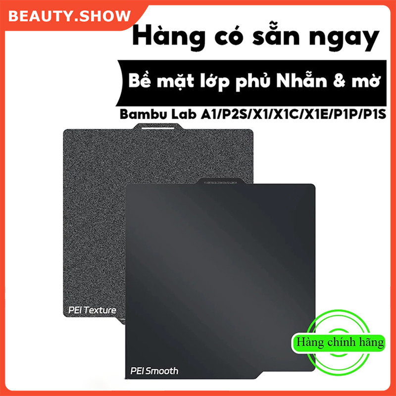 🥇FREESHIP🥇Máy In 3D For Bambu Lab A1/P2S/X1/X1C/X1E/P1P/P1S PEI Xây dựng tấm 257*257mm