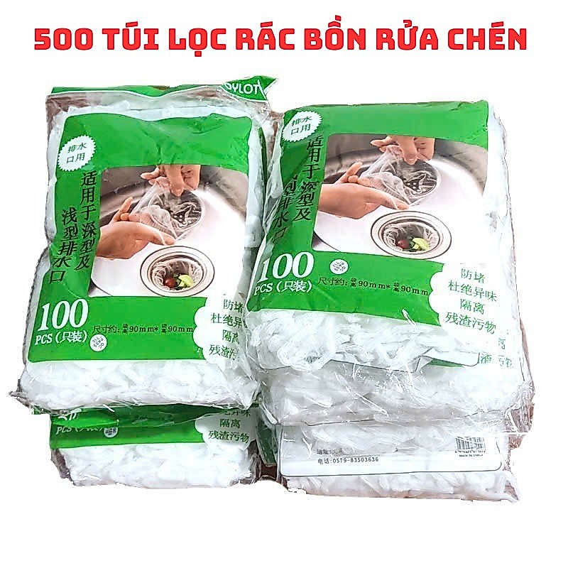 Combo 500 túi lọc rác bồn rửa chén Lưới Lọc Rác Bồn Rửa Chén