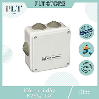 Box Điện, Hộp Nối Dây Chống Thấm Nước IP55 100x100x50 Sino E265/2GY