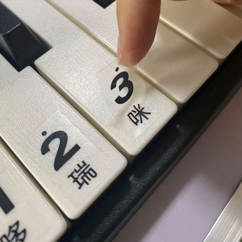 Miếng dán bàn phím điện tử 61 phím transp 61 phím Bàn phím điện tử Miếng dán bàn phím trong suốt Tự 