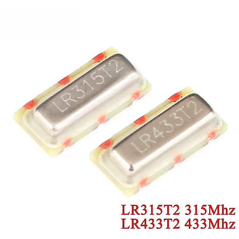 10 Cái / lốc LR315T2 315Mhz LR433T2 433Mhz SMD Pha Lê Dao Động Âm Thanh Bàn Thạch Anh Cộng Hưởng 7 *