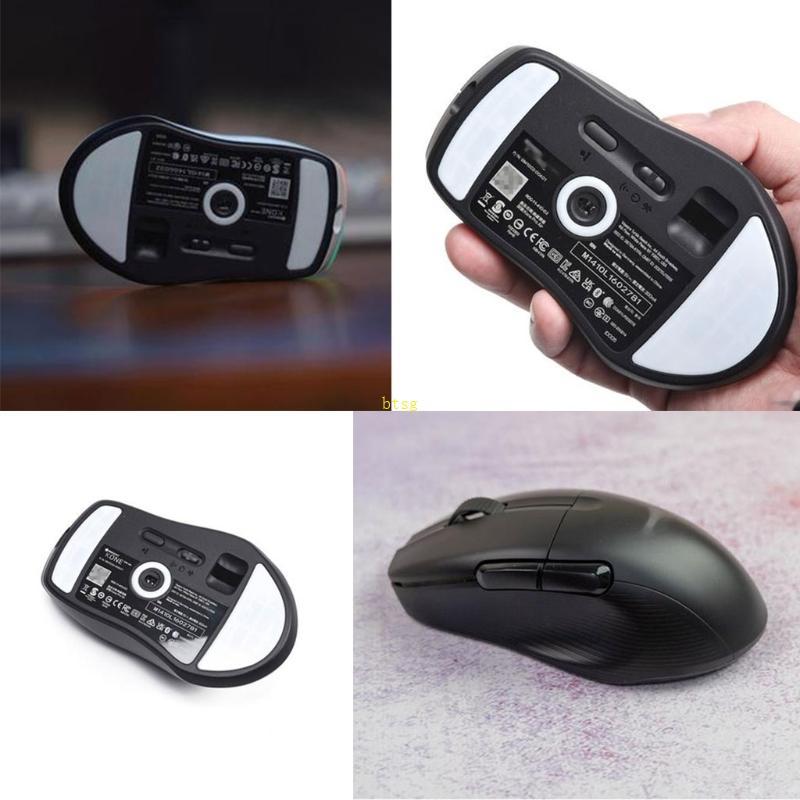 Btsg Esports Tiger ICE Chuột Giày Trượt Chân Cho kone Air Mouse Glides Trắng