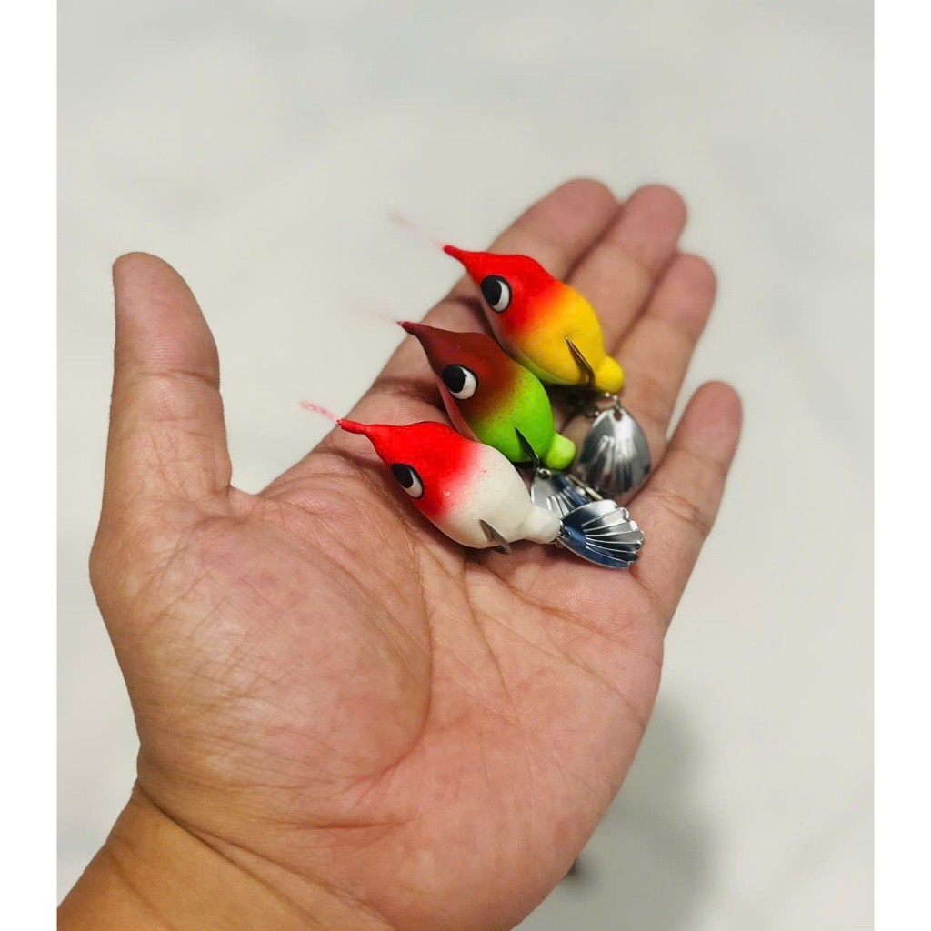 Nhái hơi VỊT BẦU NỔI 3/4 dài 3.8cm nặng 7g chuyên câu nhấp