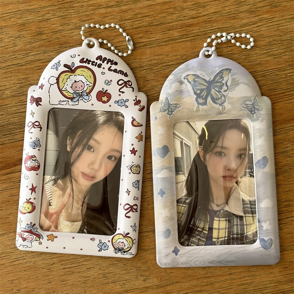 Lần Fengjun Phải Ăn Danh Sách PVC Đựng Thẻ 10cm Polaroid Aidou Photocard Trường Thẻ Ngôi Sao Đuổi Theo Lưu Trữ Mặt Dây Chuyền