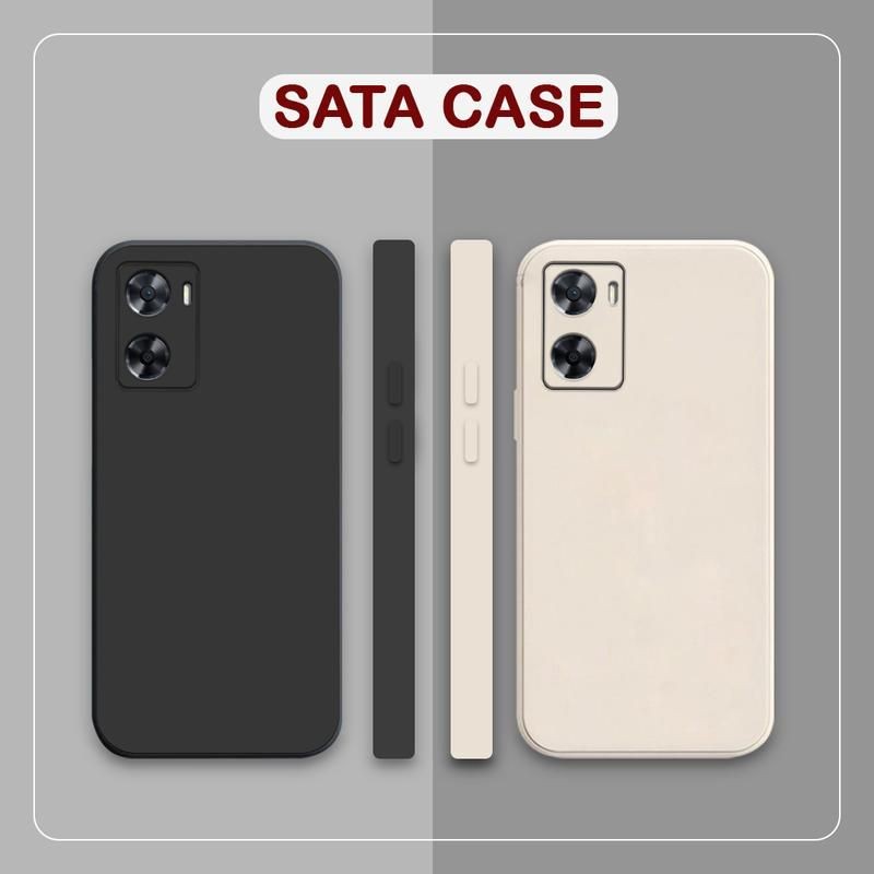 Ốp lưng Oppo A57 2022 / A77S / A77 / A57 4G màu đen nhám, chống bám vân tay