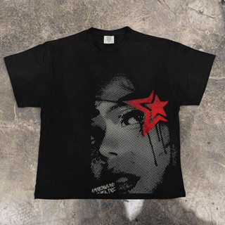 Áo thun nam tay ngắn phong cách hiphop hip-hop đường phố đẹp trai của phụ nữ Mỹ cổ điển Unisex  Đẹp Trai Có Gì Sai