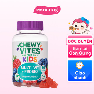 Thực phẩm bổ sung CHEWY VITES KIDS MULTI-VIT + PROBIO