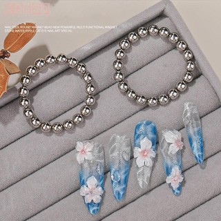 KQdsp 20 Chiếc 5 Mm Hạt Nam Châm Tròn Nhỏ Cho Mèo Tranh Mắt Móng Tay Thiết Kế Nghệ Thuật Gel Ba Lan Móng Tay Nam Châm Dụng Cụ Chuyên Nghiệp DIY & Salon Đẹp