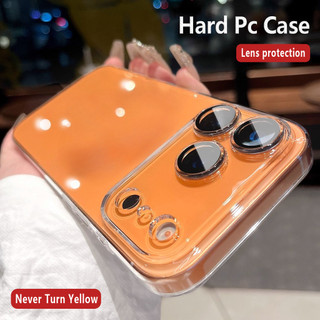  【 Ốp PC siêu mỏng 0,3mm   Vỏ trong suốt sang trọng cho iPhone Air 17 16 15 Pro Max 11 12 13 14 Pro Max 14 15 16 Plus 6 6S 7 8 Plus X XS Max XR Vỏ máy ảnh PC cứng Protrctor Ốp điện thoại chống sốc 