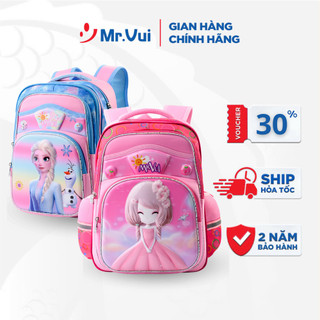  Balo học sinh Mr Vui 973 cặp sách bé trai bé gái cấp 1 tiểu học vải cao cấp 