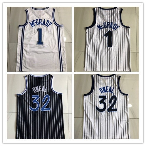 Áo Jersey Orlando Magic Thêu Logo Số, Phù Hợp Cho Fan Của Tracy McGrady Và Shaquille O'Neal