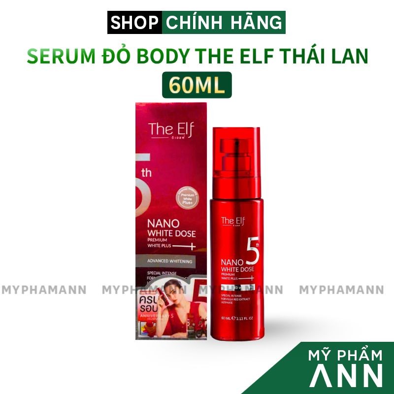 Serum Đỏ Truyền Trắng Body The Elf 60ml - Serum The Elf Thái Lan -Mỹ Phẩm Ann