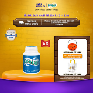 Combo 6 hũ kẹo Sing-gum Cool Air Candy hương bạc hà - khuynh diệp hũ 40 viên (1 hộp x 6 hũ)