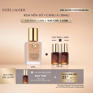 [Ưu Đãi Livestream] Kem nền lâu trôi Estee Lauder Double Wear Stay-in-Place Makeup SPF 10/PA++ Foundation 30ml