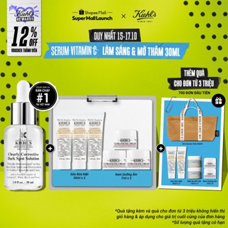 Serum Vitamin C làm sáng da & mờ thâm mụn Kiehl's Clearly CorrectiveTM Dark Spot Solution 30ml