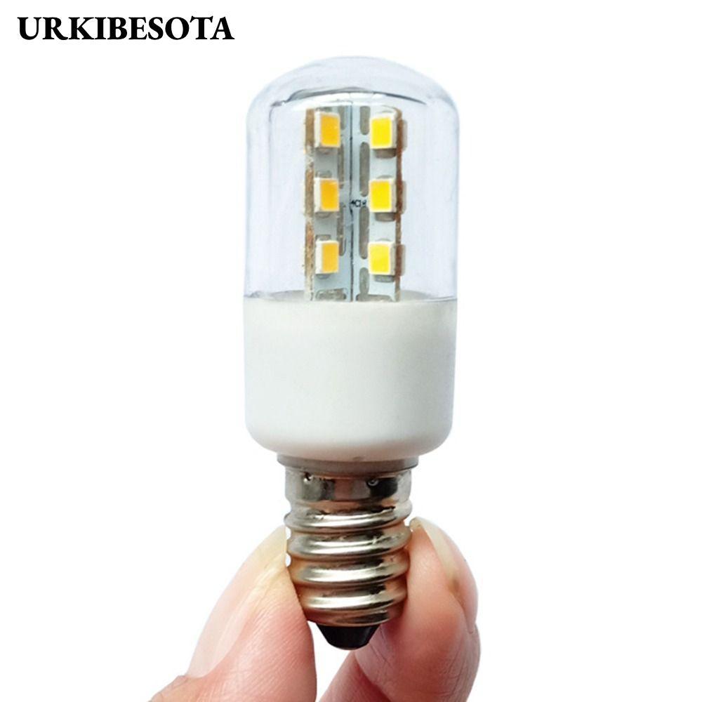 URKIBESOTA Chiếu Sáng Tủ Lạnh Di Động E12 E14 Kết Nối Ánh Sáng Trắng 110V 220V Pygmy Vít Nhỏ