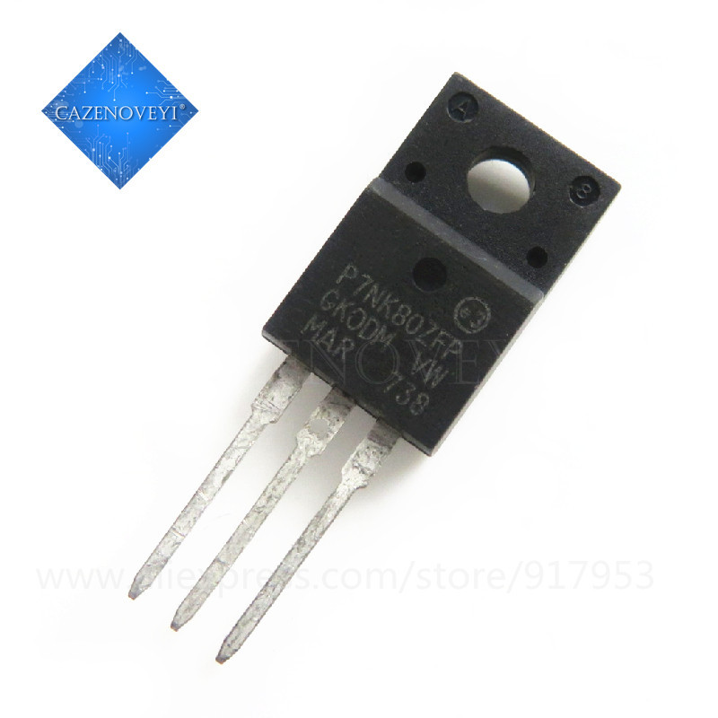 5 Mảnh STP7NK80ZFP P7NK80ZFP STP7NK80 7NK80 7A 800V TO-220F chip