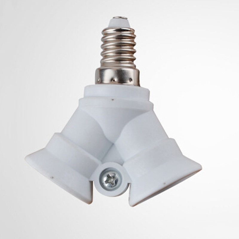 [DOLLDOLL-VN]Light Bulb Socket Ceiling White Lighting Accessories Attachment Base Lamp holder