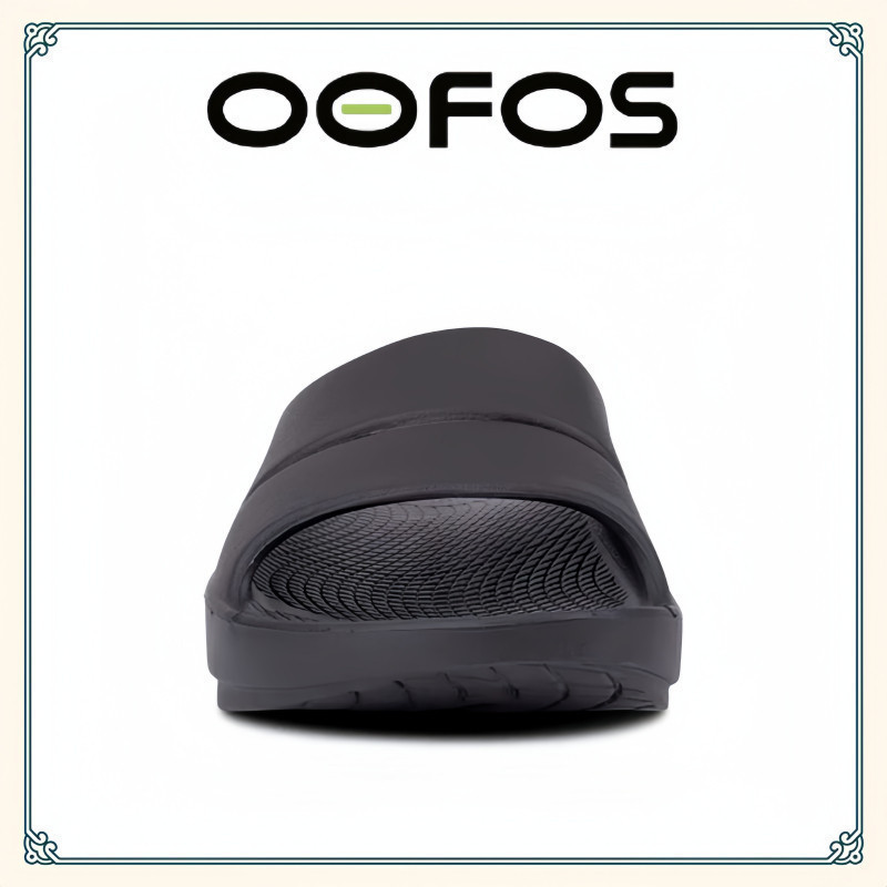 Giày phục hồi chấn thương OOFOS Oo Slide After Injury, Đen, Nhẹ; Giảm đau khớp, Chọn thiết kế GSHZ H