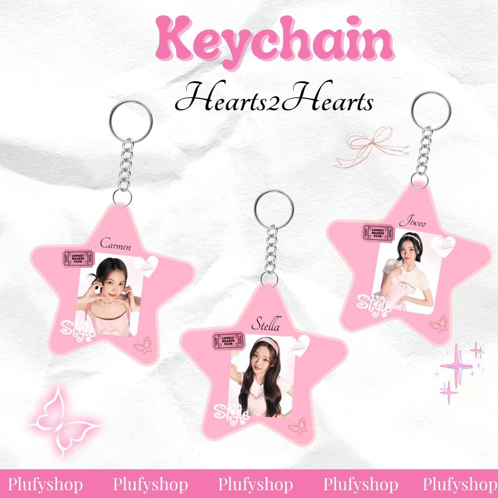 Hearts2Hearts keychain acrylic idol girl group Kpop|Ganci Kpop|Gantungan Kunci Hearts2Hearts|Keychai