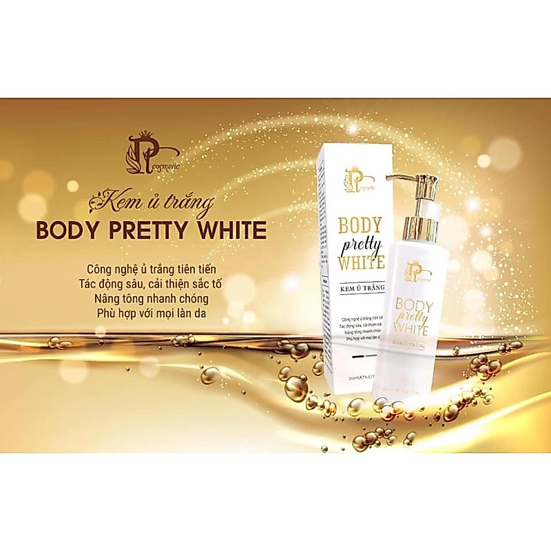 Kem Ủ Trắng Body Pretty White