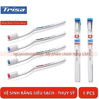 Bàn chải hộp mika trisa - fresh soft thụy sỹ cứng/ vừa/ mềm