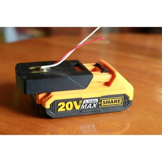 Đế Lấy Nguồn Pin INGCO TOTAL P20S Wadfow P20S Đã Có Tiếp Điểm