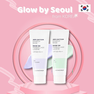 Kem lót dưỡng da kiểm soát dầu The Face Shop Air Cotton Makeup Base SPF30 PA + + (35g)