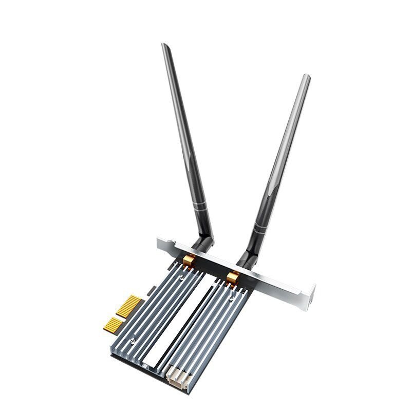 Card mạng WiFi PCIe AC1200 hỗ trợ Bluetooth 4.2 tốc độ cao cho máy tính bàn lắp đặt dễ dàng