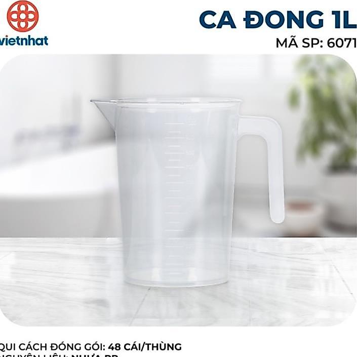 (Giá sỉ) COMBO 3 Ca đong, ca đựng nước , ca nước lẩu VIỆT NHẬT, dung tích 1 lít, 2 Lít, 3 Lít chia v