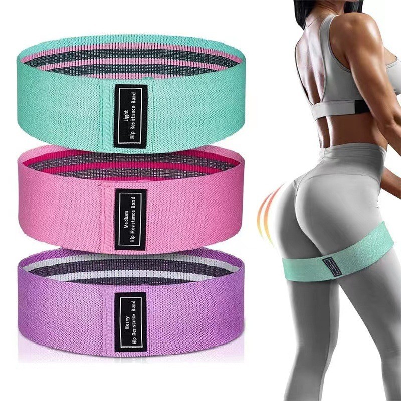 Popular~Yoga resistance bands, fitness bands, widened and thickened bands for squats and butt exerci