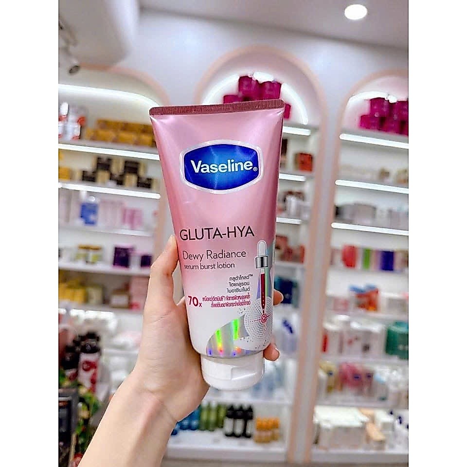 Dưỡng Thể Vaseline 70x Gluta Mới và Viên Kích Trắng Alpha Arbutin