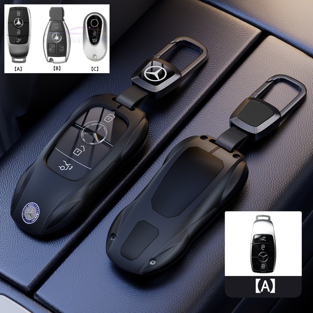 Vỏ chìa khóa xe hơi, vỏ chìa khóa điều khiển từ xa cho Mercedes Benz A Class B C E S EQA EQC GLA GLB