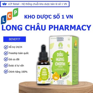 Dầu Húng Chanh Lábebé hỗ trợ lợi phế trừ đờm, giảm ho (30ml) - Nhà thuốc Long Châu Pharma