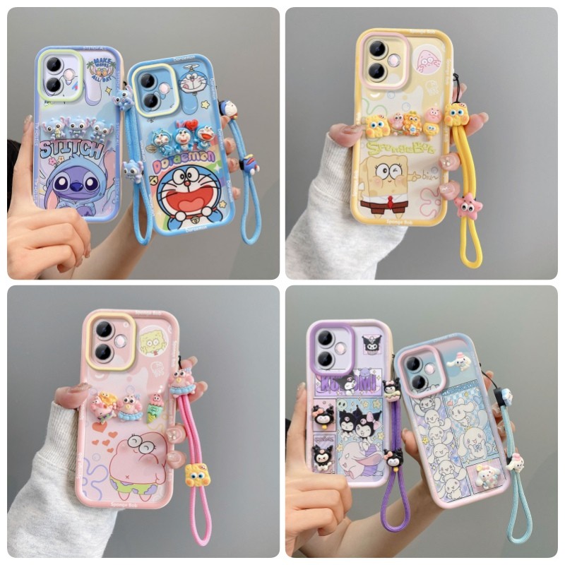 ốp lưng oppo a5i ốp lưng oppo a20 TPU Vỏ điện thoại búp bê ba chiều thời trang và dễ thương xxddxl