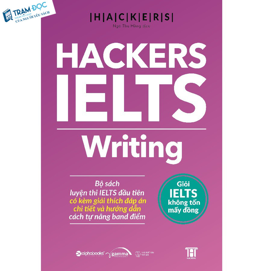 Sách - Hackers Ielts Writing  ( tặng kèm bookmark)