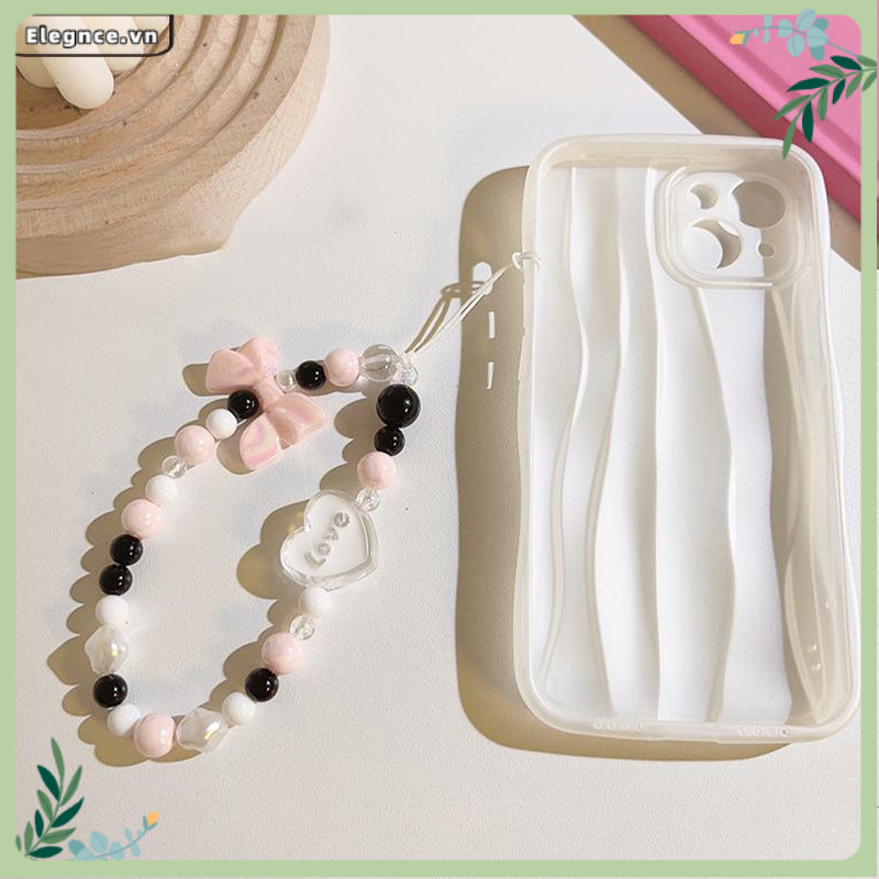 【Elevn】Dây đeo điện thoại chống mất phong cách cổ tích ngọt ngào kèm mặt dây chuyền đính hạt | BigBuy360 - bigbuy360.vn
