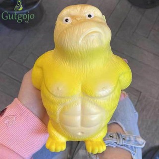 GUTGOJO Bóp Đồ Chơi Khỉ, Chậm Co Giãn Bóp Lỗ Thông Hơi Gorilla, Sáng Tạo 16cm Sáng Tạo Đàn Hồi Mềm Keo Gorilla Đồ Chơi Trẻ Em