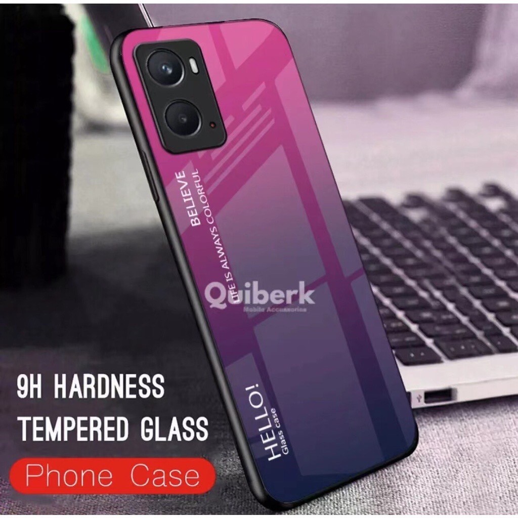 Ốp lưng oppo A77 5g 2022 Kính hai tông chống sốc vận chuyển từ Thái Lan A77 5g 2022 Soft Edge Gradie