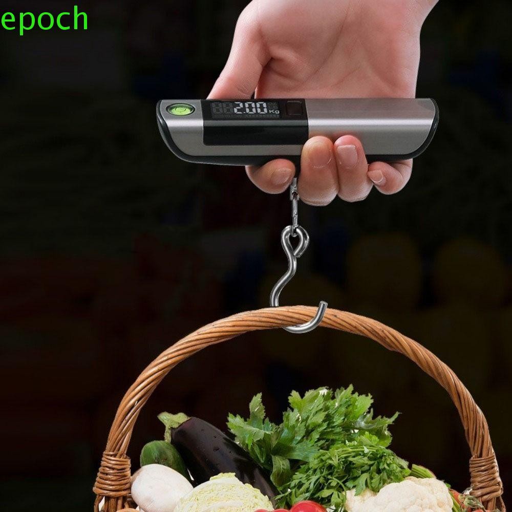 Cân hành lý cầm tay EPOCH, có thước đo băng Cân điện tử kỹ thuật số LCD, Thiết bị cân Độ chính xác c