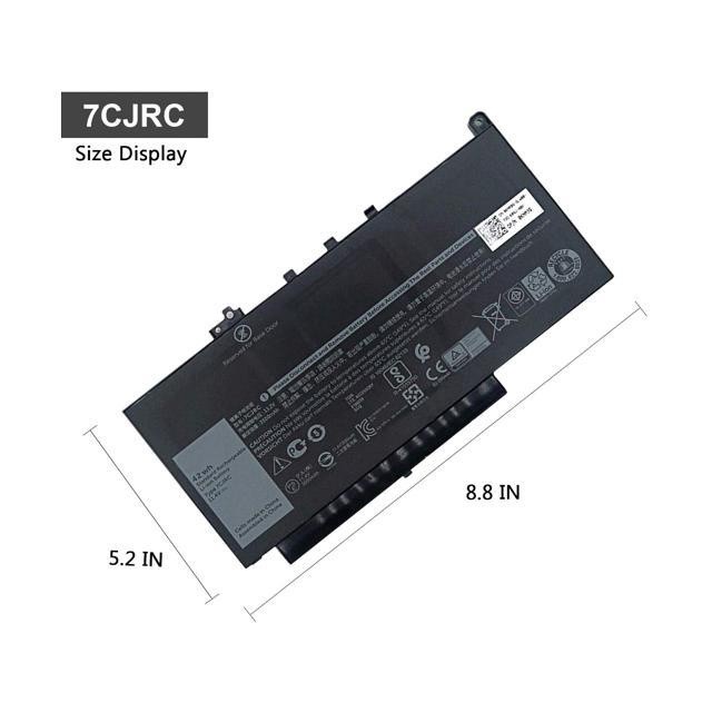 🎁 PIN ZIN 🎁 Pin (Battery) Dell Latitude E7270 E7470 7CJRC New Original BẢO HÀNH TOÀN QUỐC