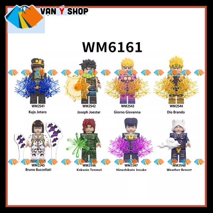 JoJo Mô hình Nhân vật Jotaro Joestar Mô hình Dio Brando Inosuke WM6161