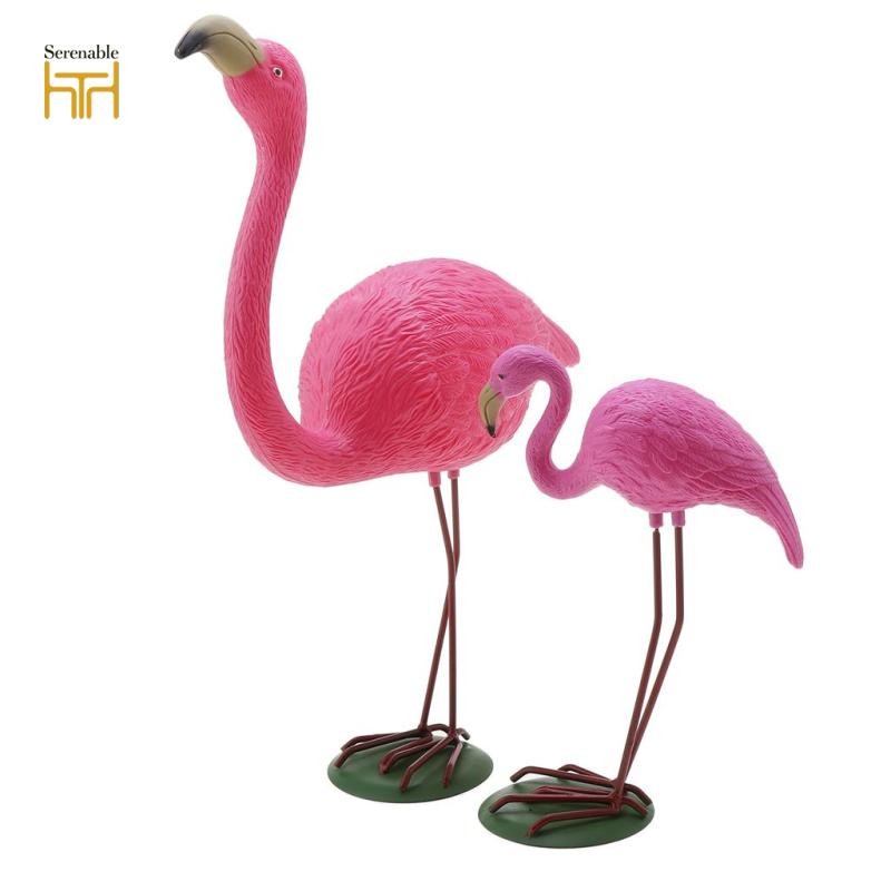 Tượng Flamingo Serenable, Mô hình Flamingo bằng nhựa để trang trí sân hiên ngoài trời