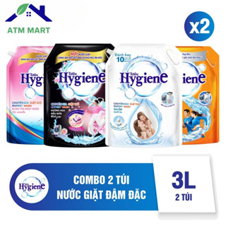   Hoả Tốc HN  Combo 2 Nước Giặt Đậm Đặc Hygiene 3L Hàng Chính Hãng Sản Xuất Tại VN 